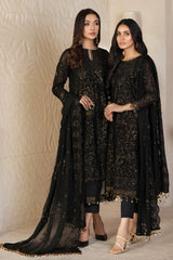 Formal Dress - Zarif - Gulzaar - Festive - ZFG#08 (TWILIGHT) available at Saleem Fabrics Traditions