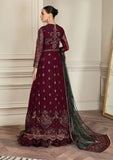 Formal Dress - Zarif - Mehroze - BERRY WOOD available at Saleem Fabrics Traditions