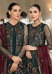 Formal Dress - Zarif - Mehroze - PINE GREEN available at Saleem Fabrics Traditions