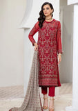 Formal Dress - Zarif - Pareesia - D#06 CRIMSON available at Saleem Fabrics Traditions