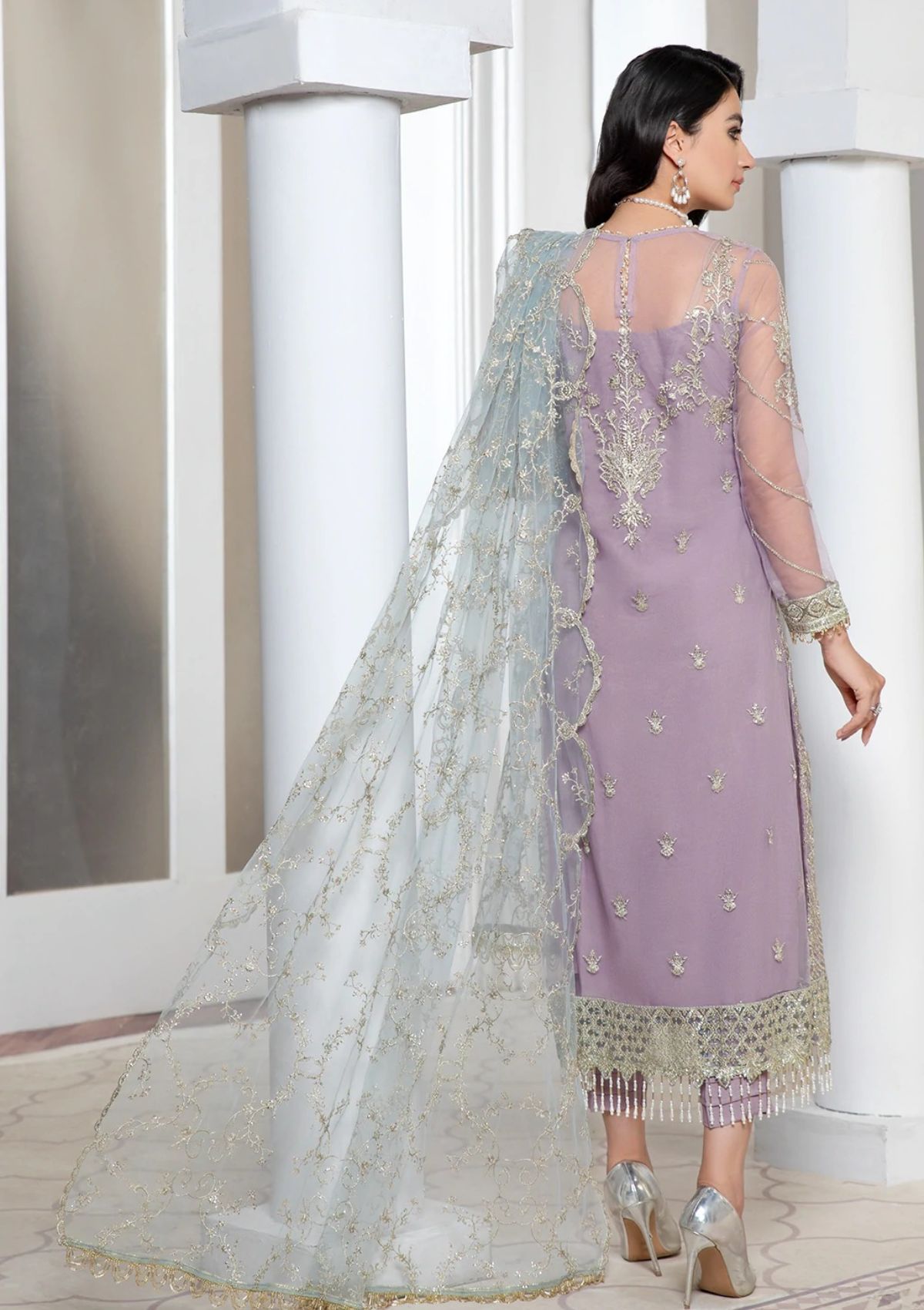 Formal Dress Zarif Pareesia D 07 LILAC