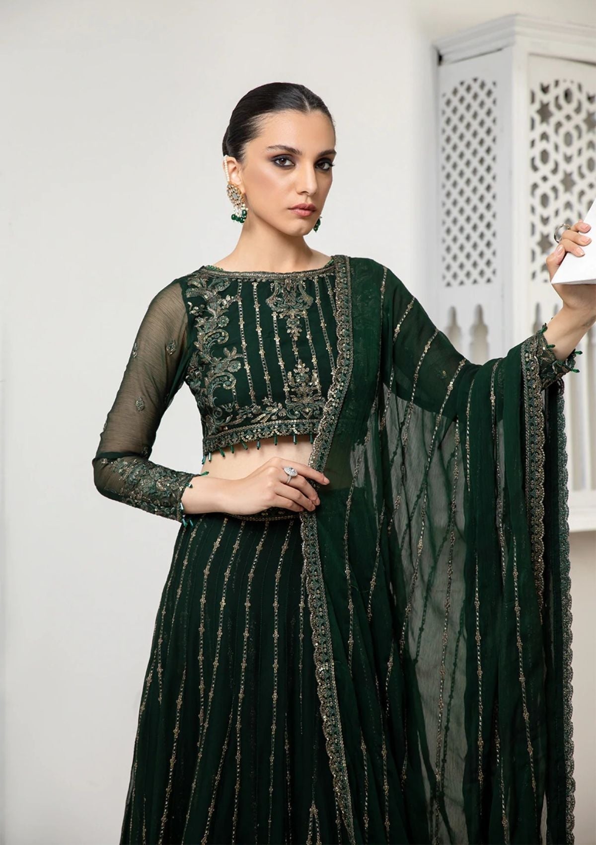 Formal Dress - Zarif - Pareesia - D#10 FREESIA available at Saleem Fabrics Traditions
