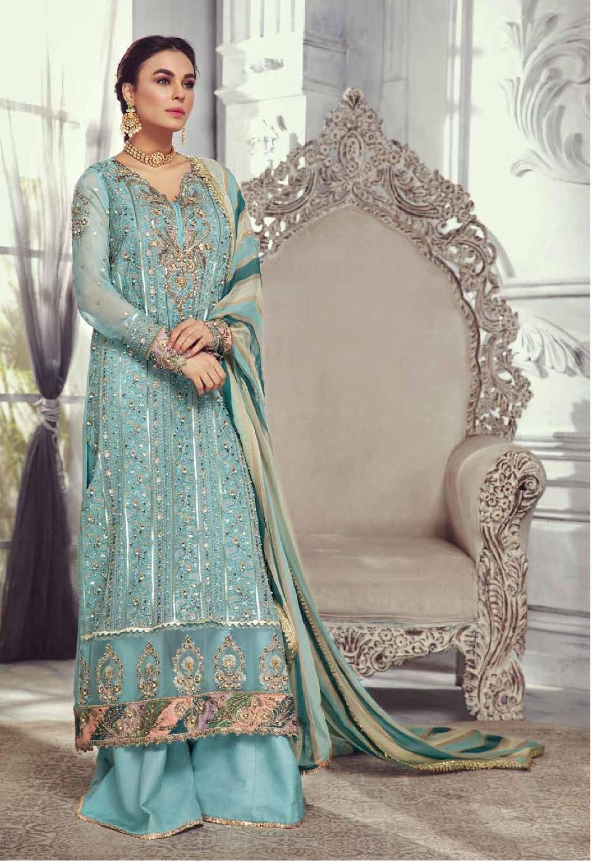 Formal dress - Charizma - Dastan-e-Jashan - DJW#09 available at Saleem Fabrics Traditions