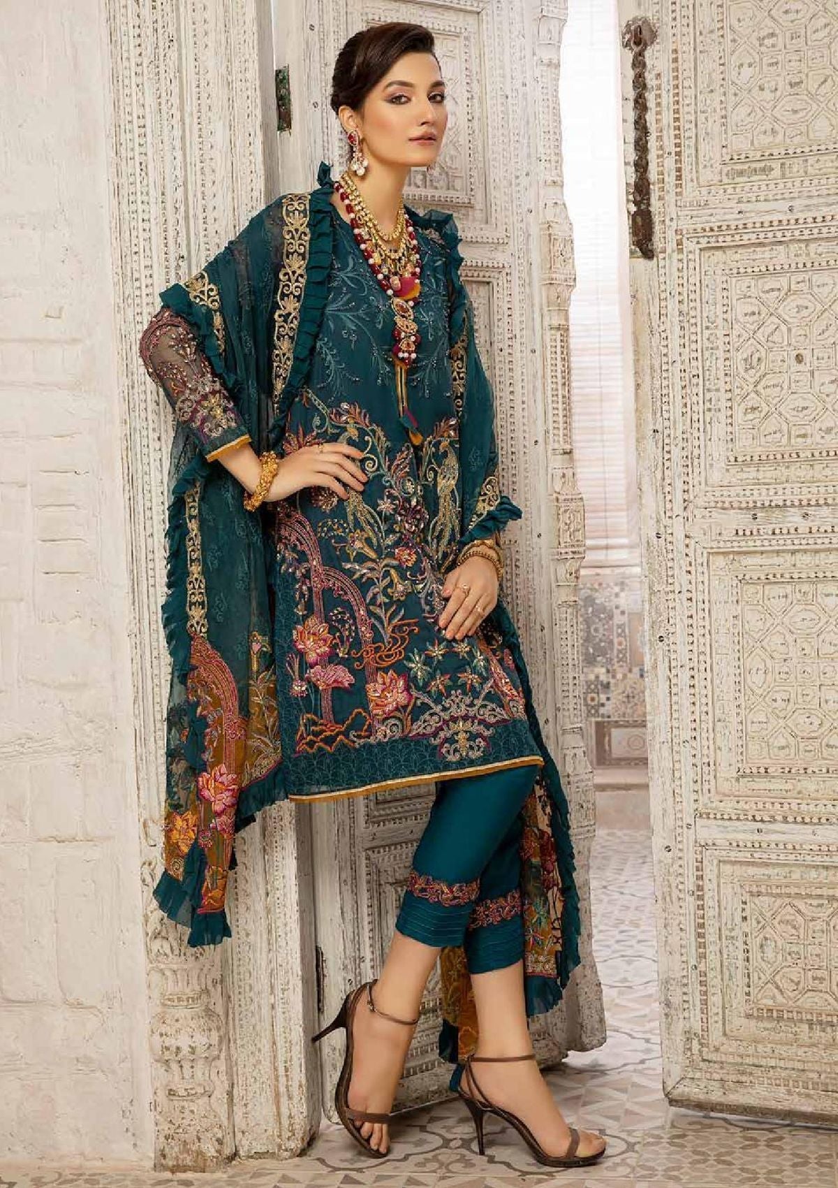 Formal dress - Charizma - Dastan-e-Jashan - DJW#12 available at Saleem Fabrics Traditions