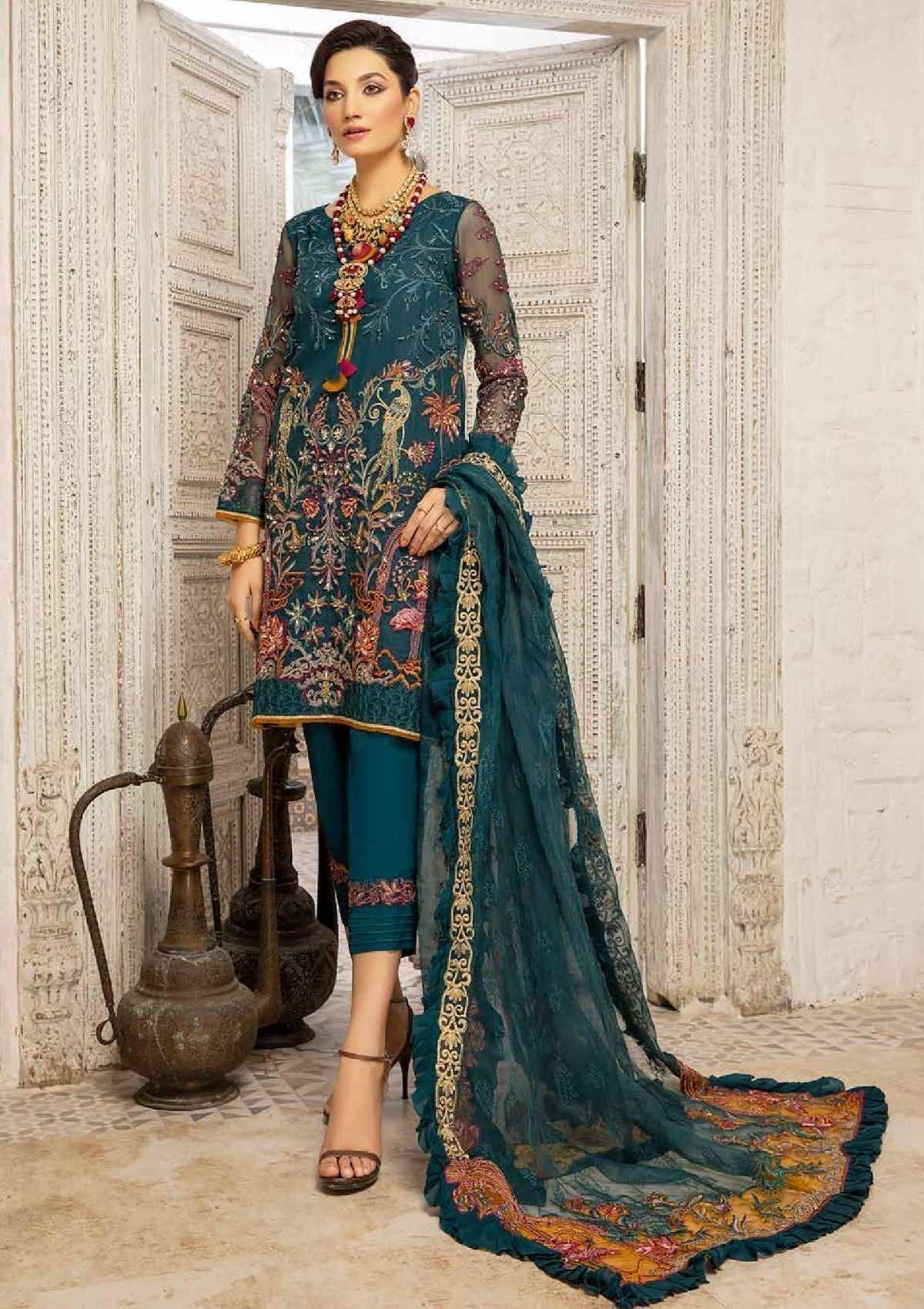 Formal dress - Charizma - Dastan-e-Jashan - DJW#12 available at Saleem Fabrics Traditions