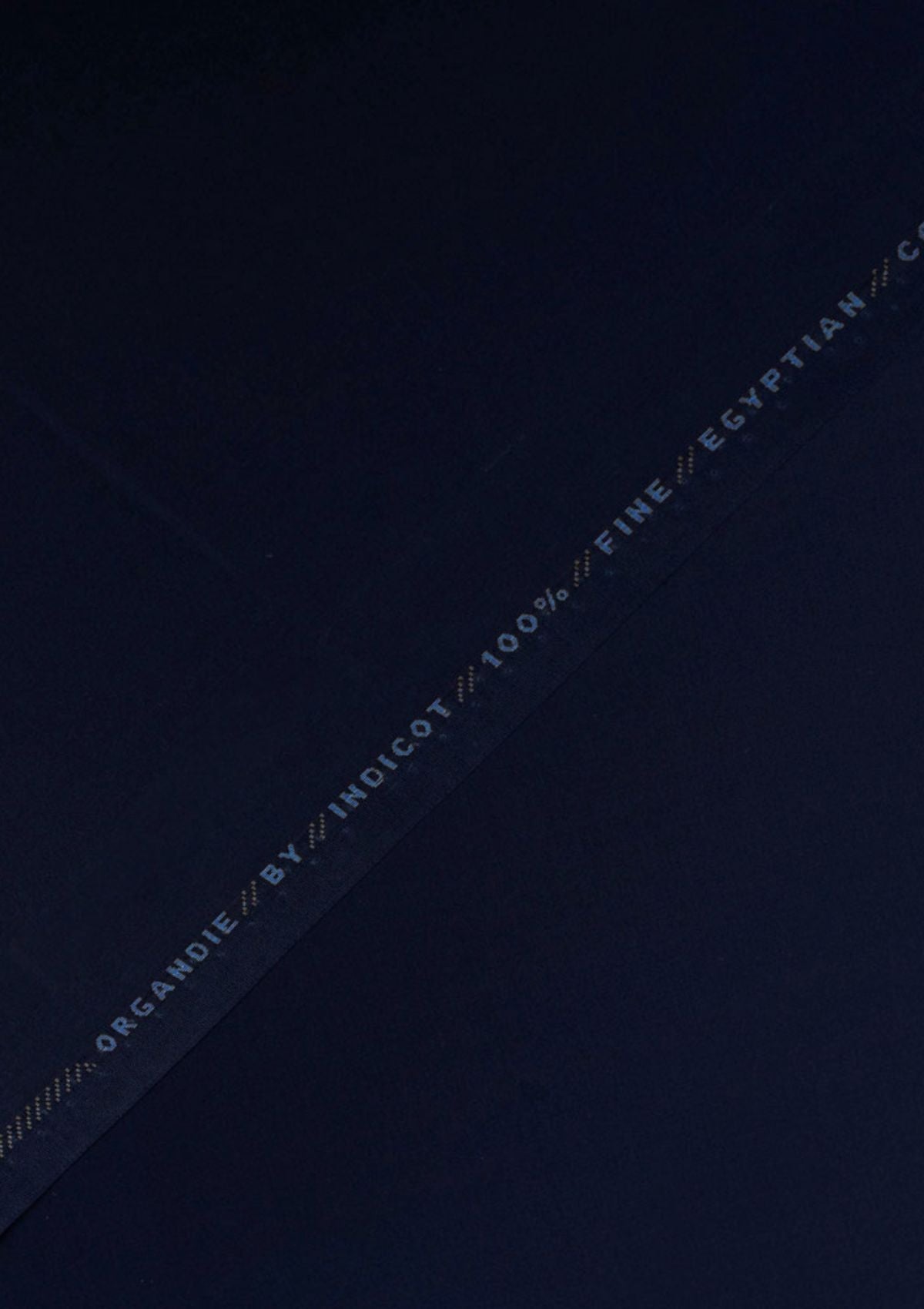 Indicot Organdie Color#2127 (Dark Navy ) available at Saleem Fabrics Traditions