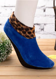 Kids Velvet Socks D#2 (Blue) available at Saleem Fabrics Traditions