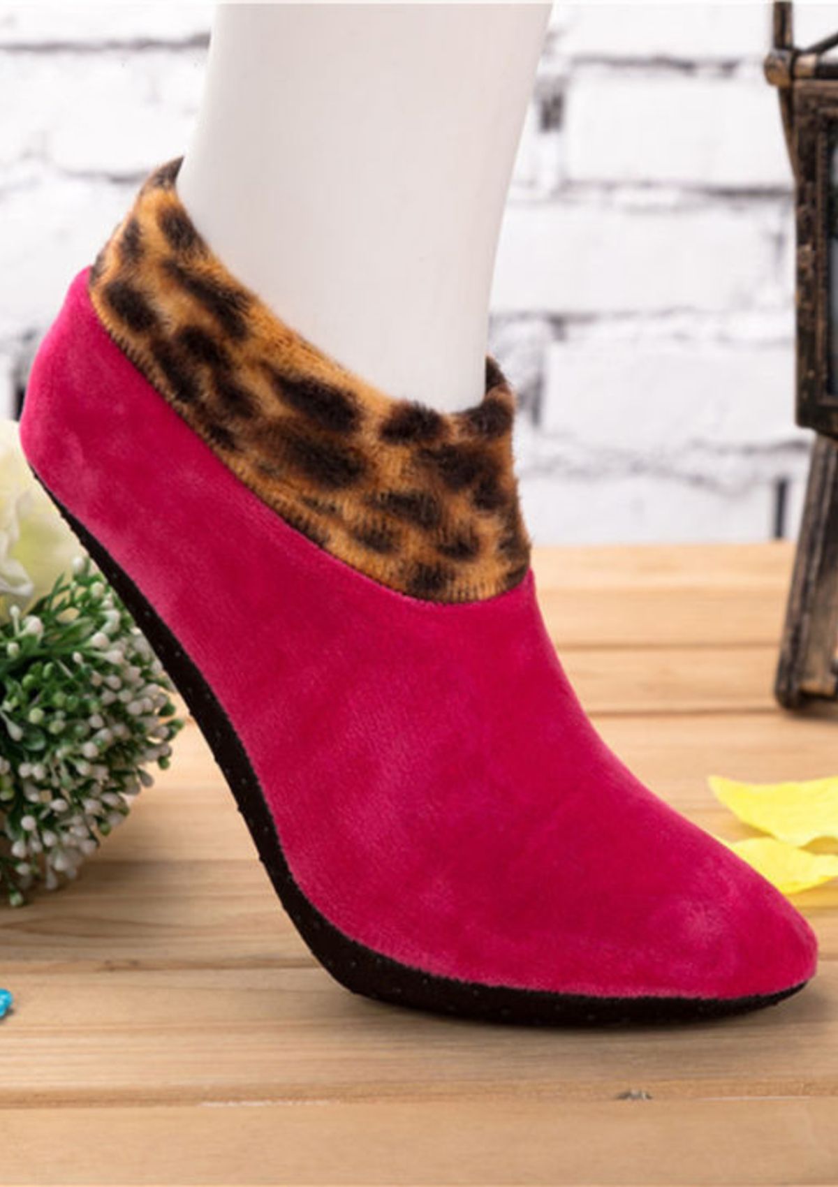 Kids Velvet Socks D#4 (Pink) available at Saleem Fabrics Traditions