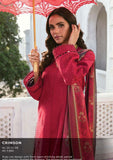 Lawn Collection - Afrozeh - Lamhay - AL#08 (Crimson) available at Saleem Fabrics Traditions