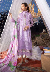 Lawn Collection - Asifa & Nabeel - Aleyna -  ASL#07 (Lilas) available at Saleem Fabrics Traditions