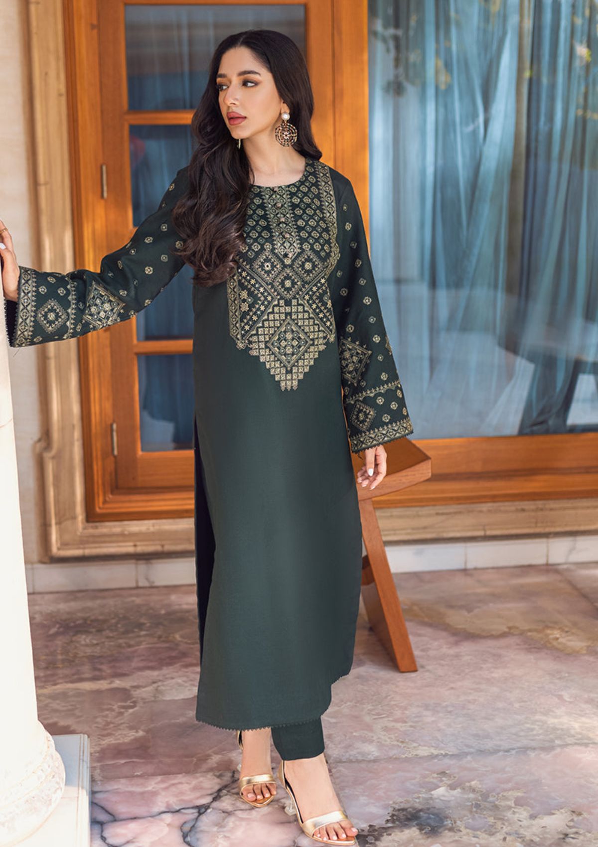 Lawn Collection - Asim Jofa - Essentials - 1Pc - AJE#14 available at Saleem Fabrics Traditions