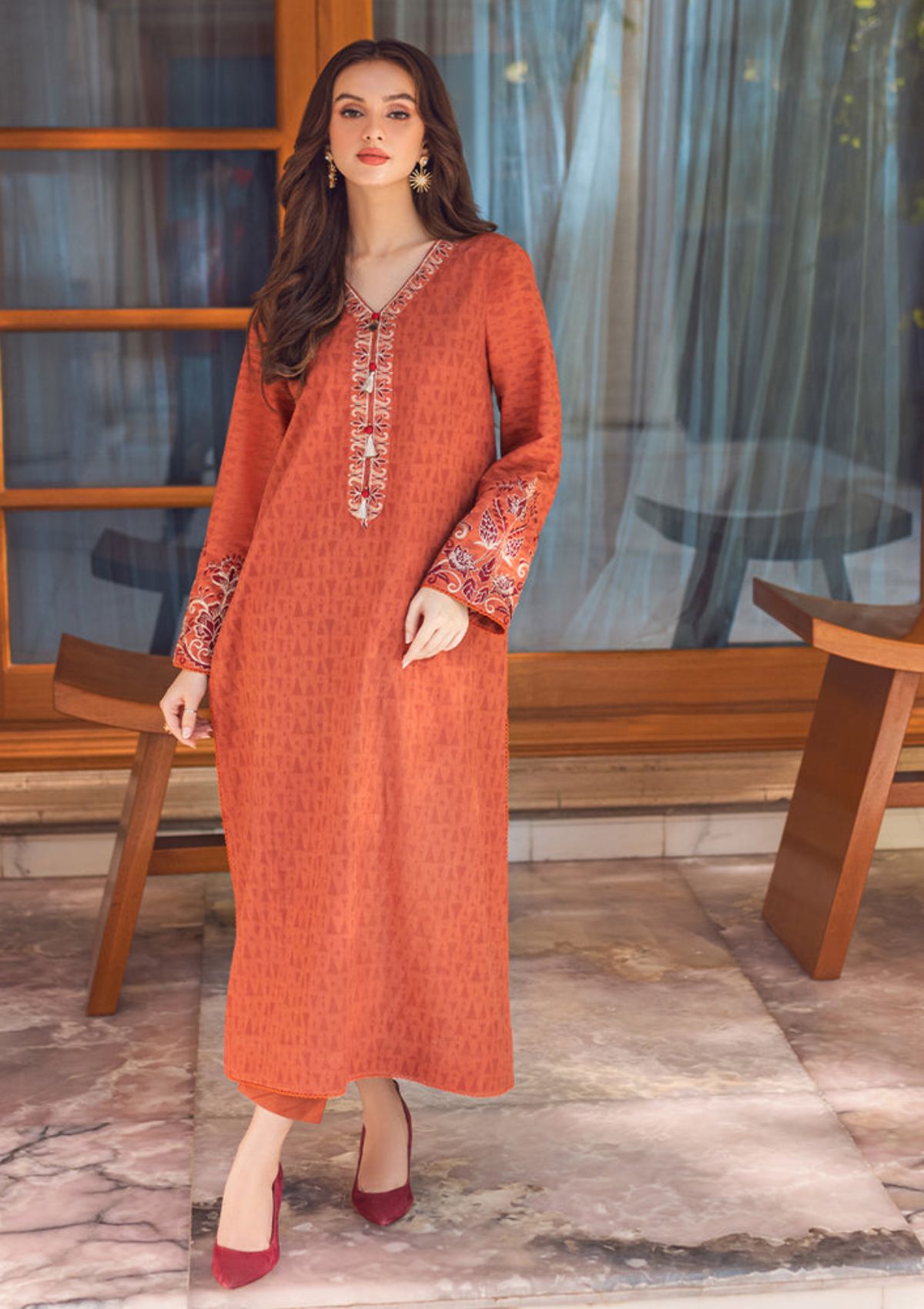 Lawn Collection - Asim Jofa - Essentials - 2Pc - AJE#7 available at Saleem Fabrics Traditions