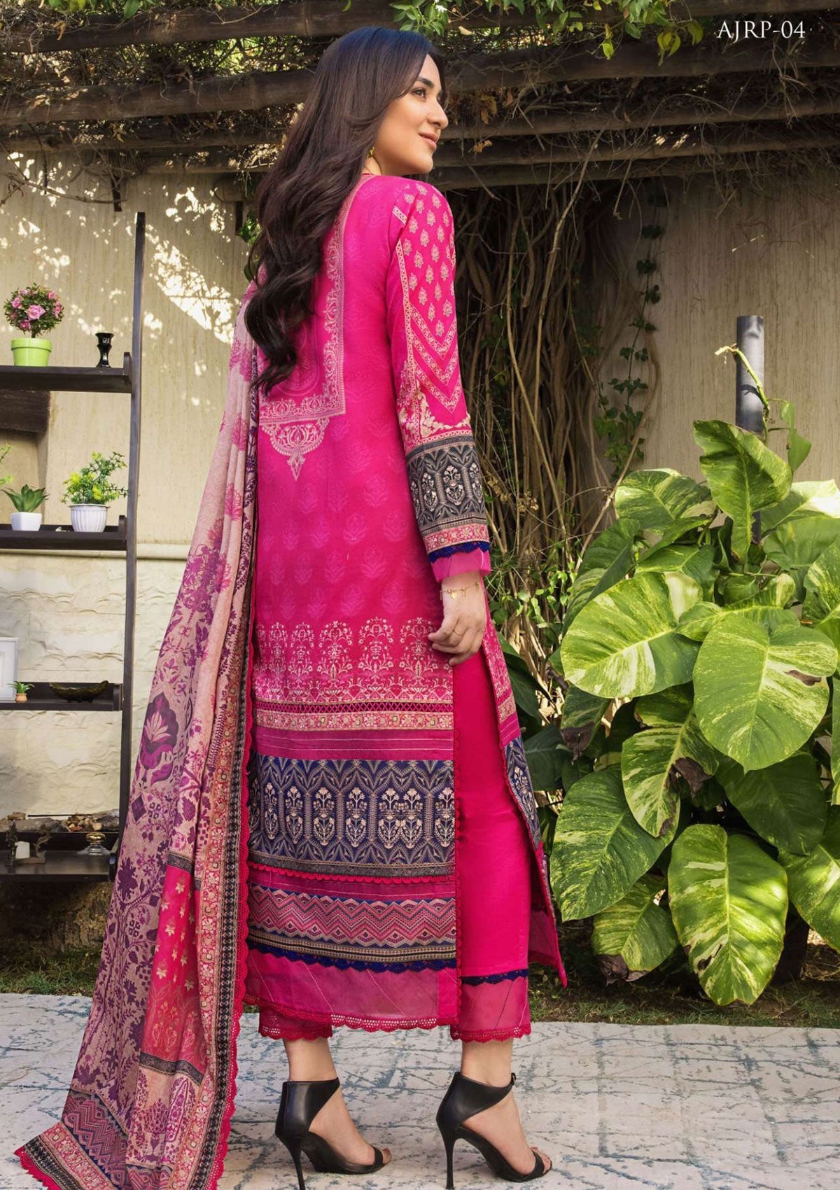 Lawn Collection - Asim Jofa - Rania - AJRP#04 available at Saleem Fabrics Traditions