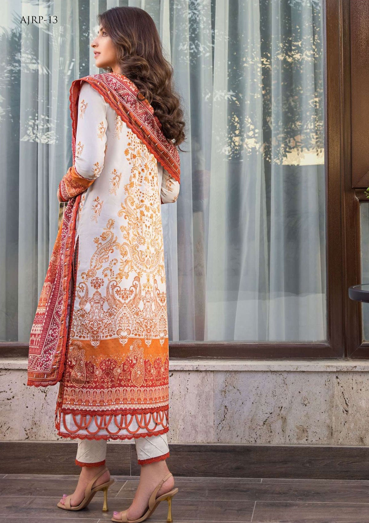 Lawn Collection - Asim Jofa - Rania - AJRP#13 available at Saleem Fabrics Traditions