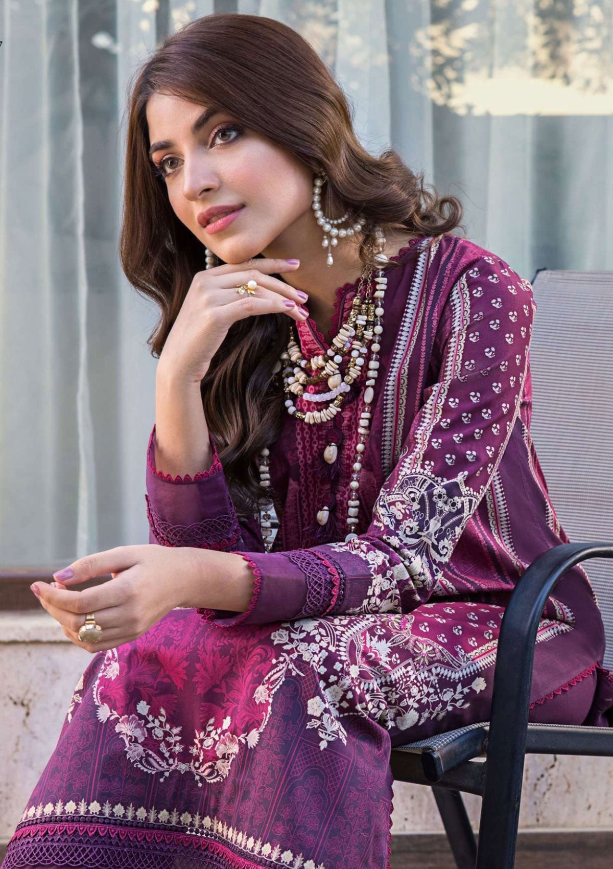 Lawn Collection - Asim Jofa - Rania - AJRP#17 available at Saleem Fabrics Traditions