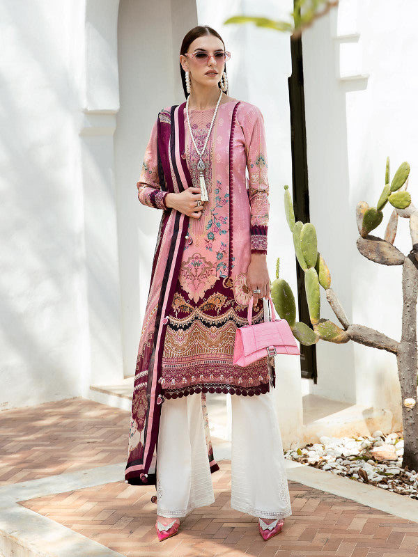 Lawn Collection - Gulaal - Volume 01 - D#02 - Eshaal available at Saleem Fabrics Traditions