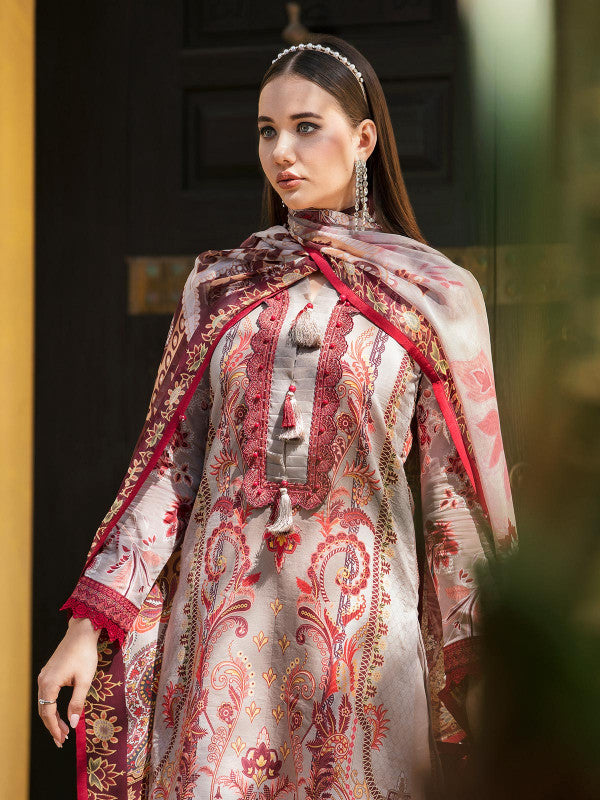 Lawn Collection - Gulaal - Volume 01 - D#10 - Zaavail available at Saleem Fabrics Traditions