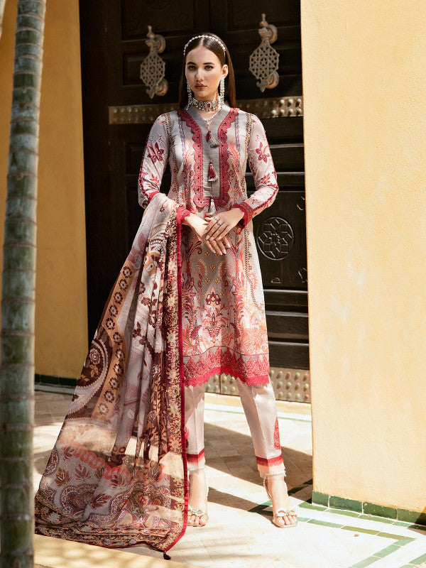 Lawn Collection - Gulaal - Volume 01 - D#10 - Zaavail available at Saleem Fabrics Traditions