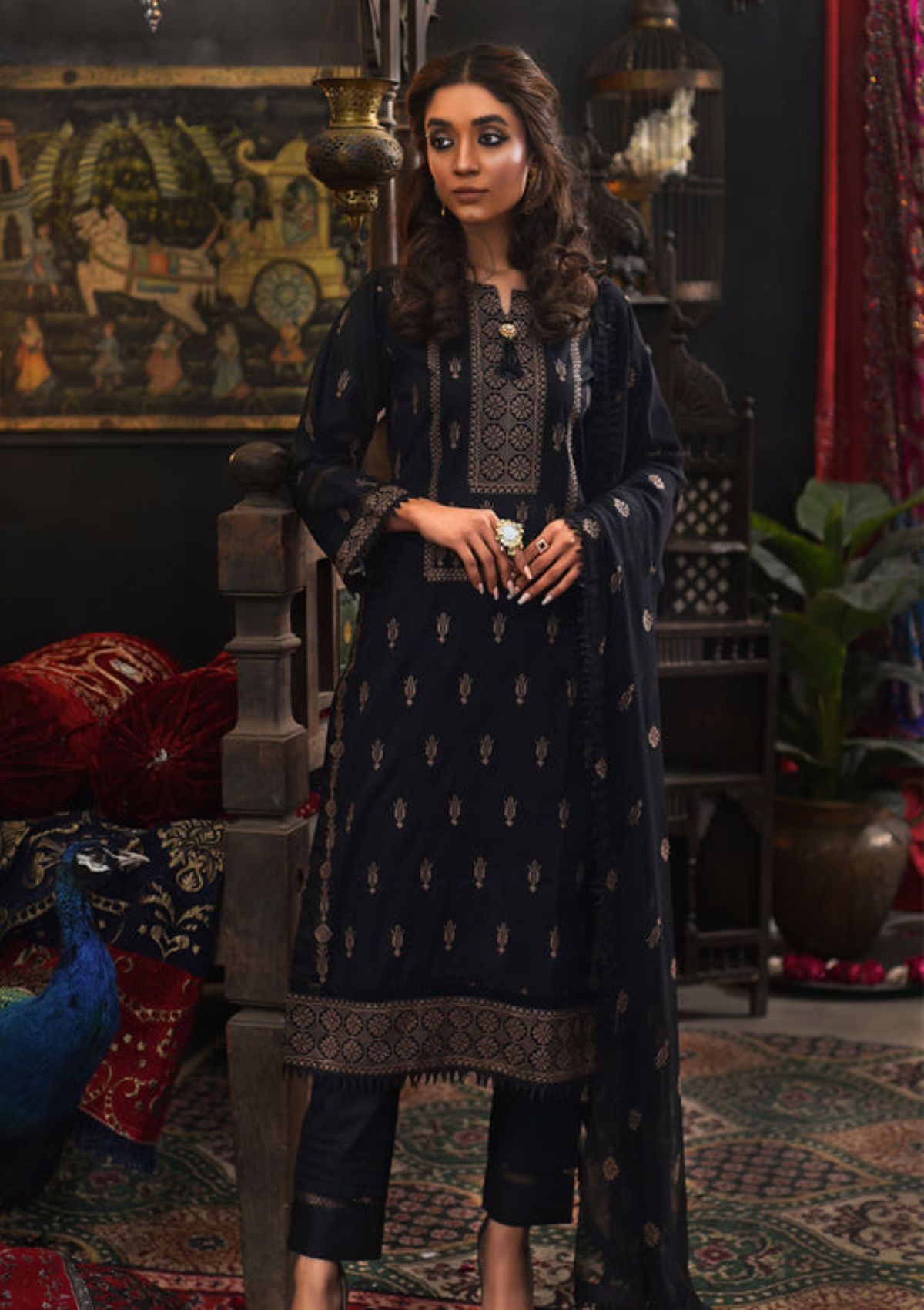 Lawn Collection - Mahunur - Luxury - MHR#02 available at Saleem Fabrics Traditions