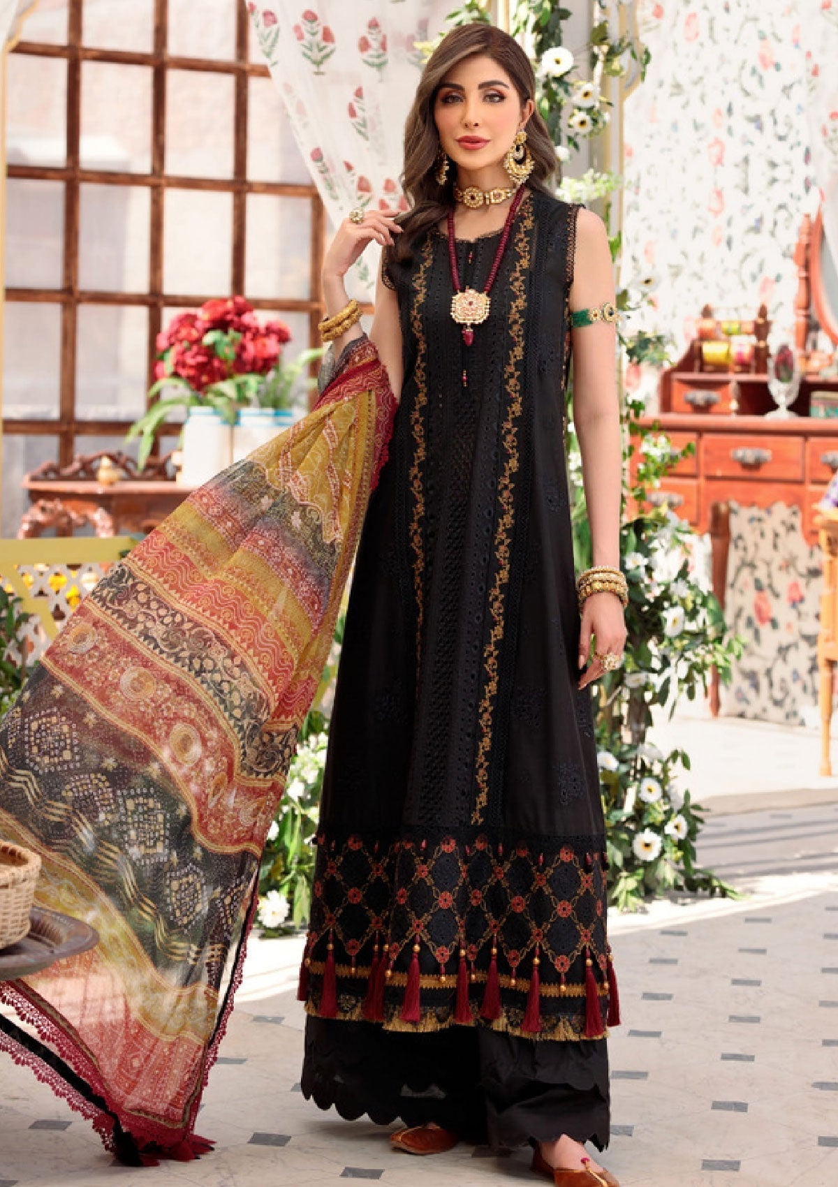 Lawn Collection - Noor - Saadia Asad - Eid - Chikankari - SA#6A available at Saleem Fabrics Traditions