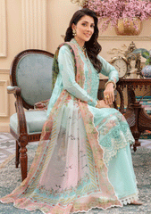 Lawn Collection - Noor - Saadia Asad - Eid - Laserkari - D#5 available at Saleem Fabrics Traditions