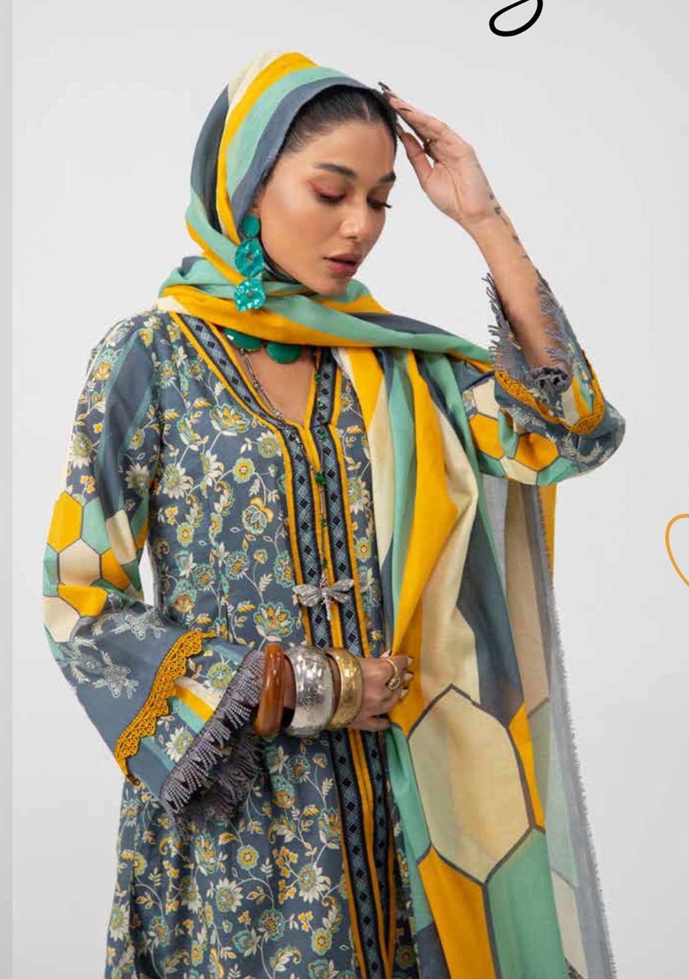 Lawn Collection - Paltar - Saanjh - PF#304 available at Saleem Fabrics Traditions