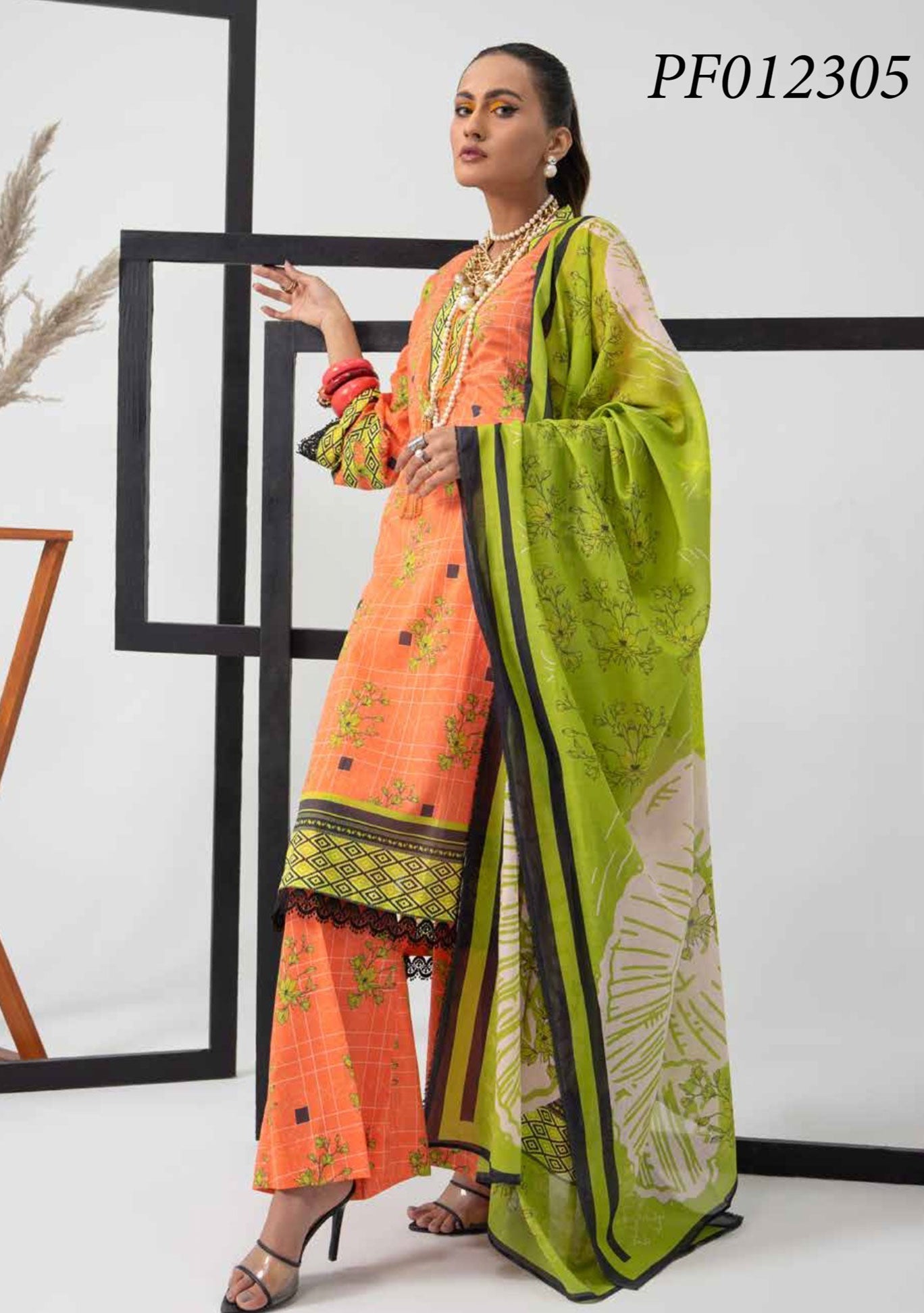 Lawn Collection - Paltar - Saanjh - PF#305 available at Saleem Fabrics Traditions