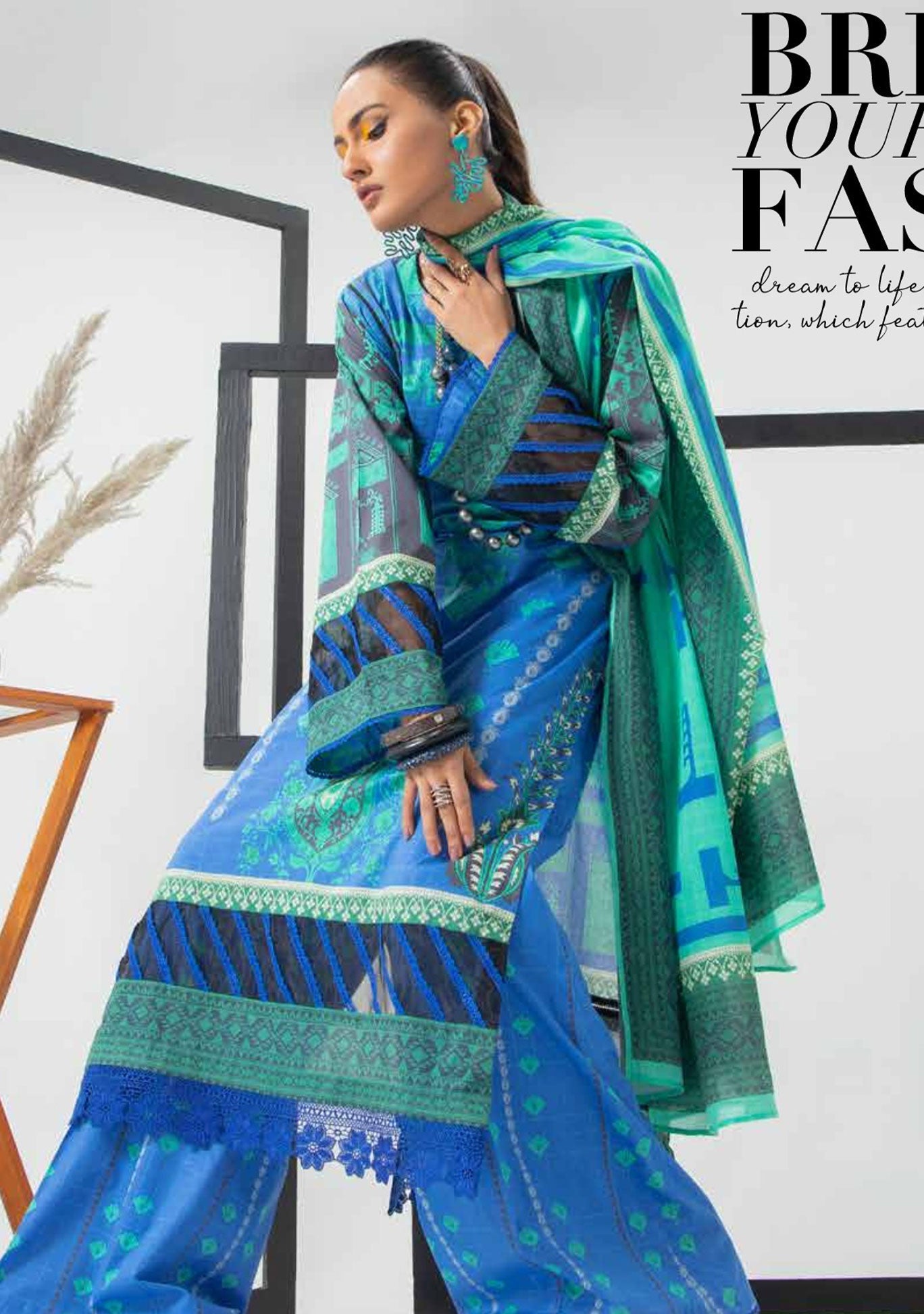 Lawn Collection - Paltar - Saanjh - PF#312 available at Saleem Fabrics Traditions