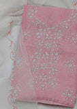 Lawn Collection - Paper Cotton -  A/Work - 2 Pcs Suit - Pink - D07 available at Saleem Fabrics Traditions