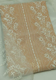 Lawn Collection - Paper Cotton -  C/Kari - 2 Pcs Suit - D#3 (Beige) available at Saleem Fabrics Traditions