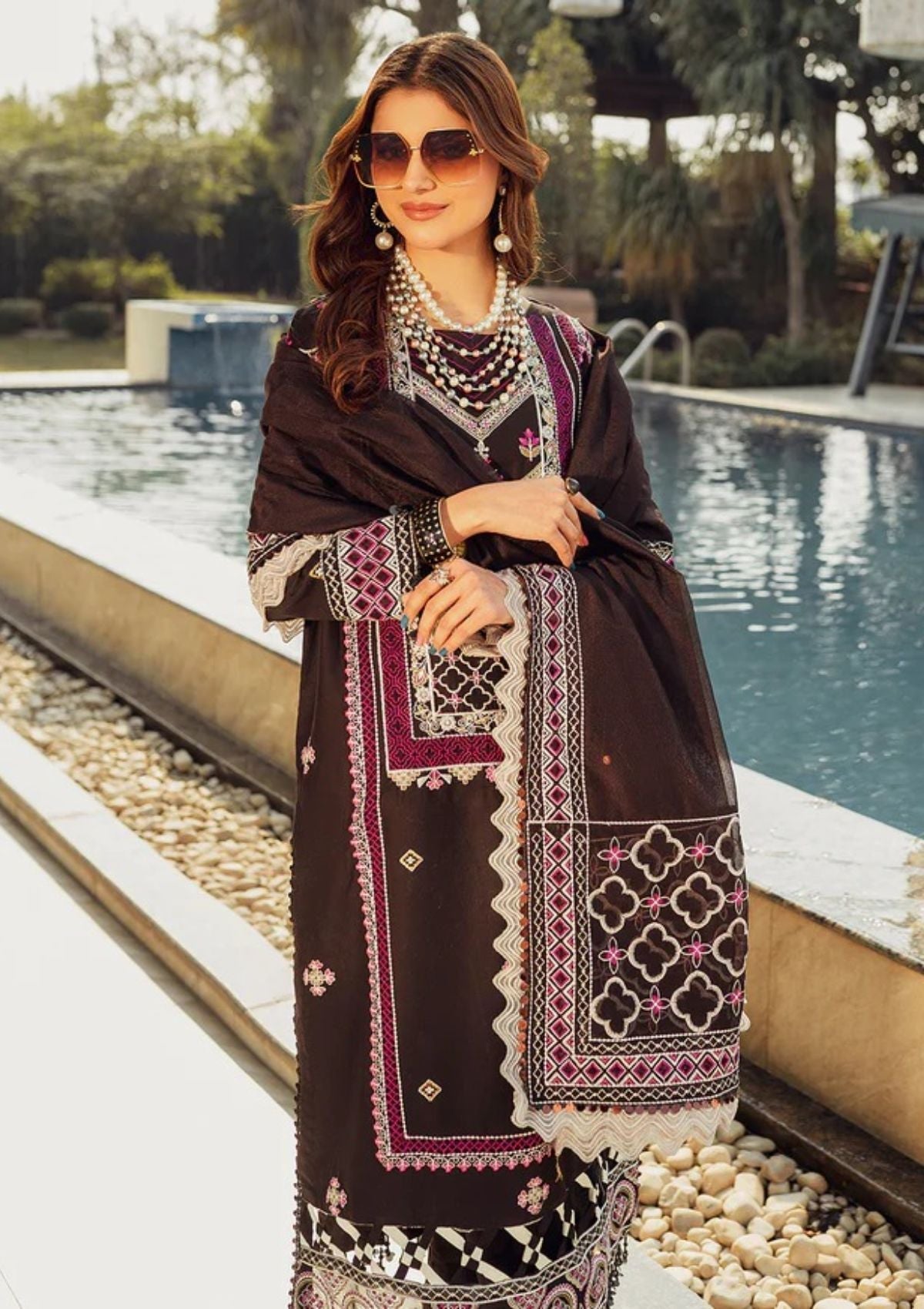 Lawn Collection - Parishay - Noor e Nazar - NNS#02 available at Saleem Fabrics Traditions