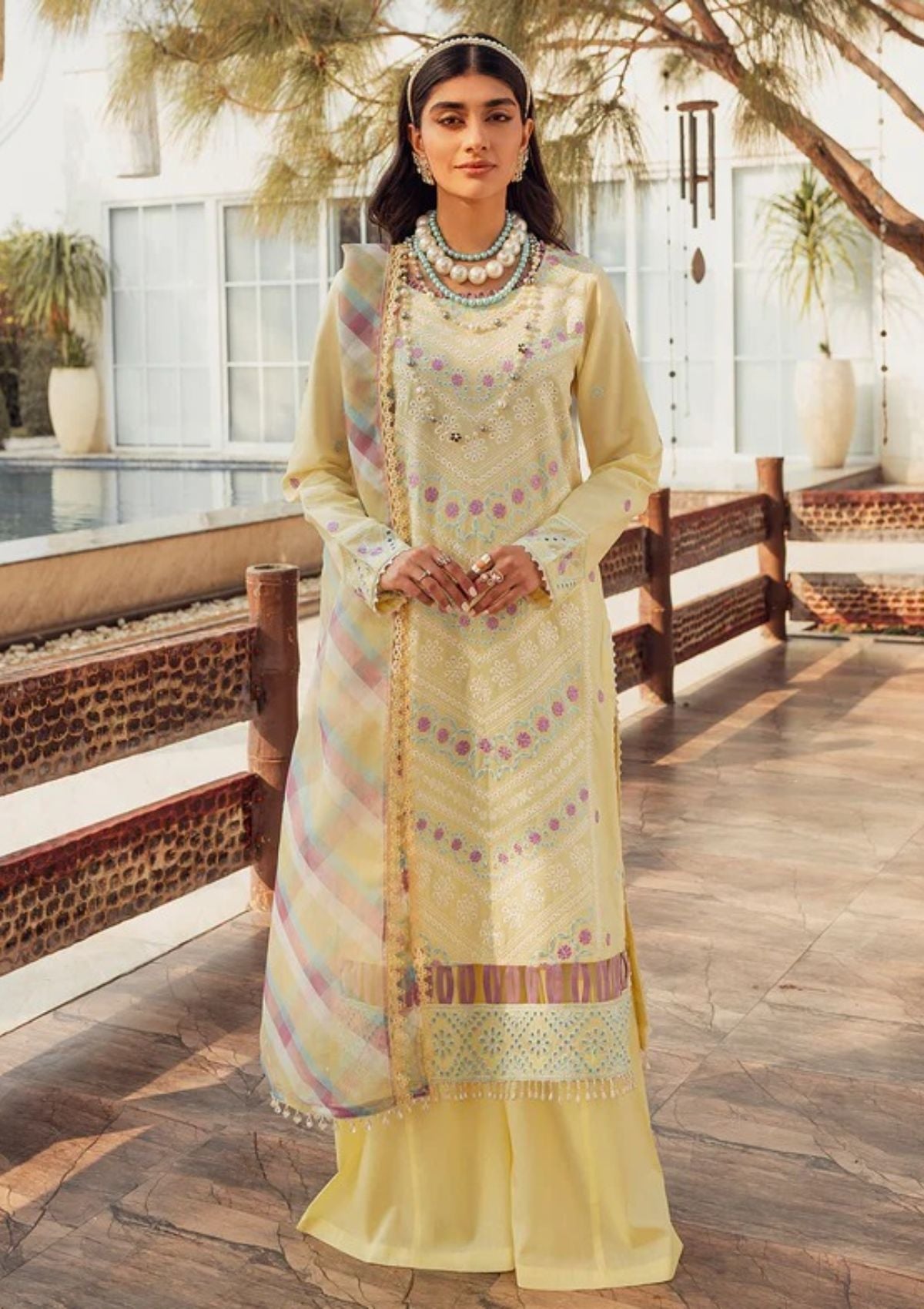 Lawn Collection - Parishay - Noor e Nazar - NNS#04 available at Saleem Fabrics Traditions