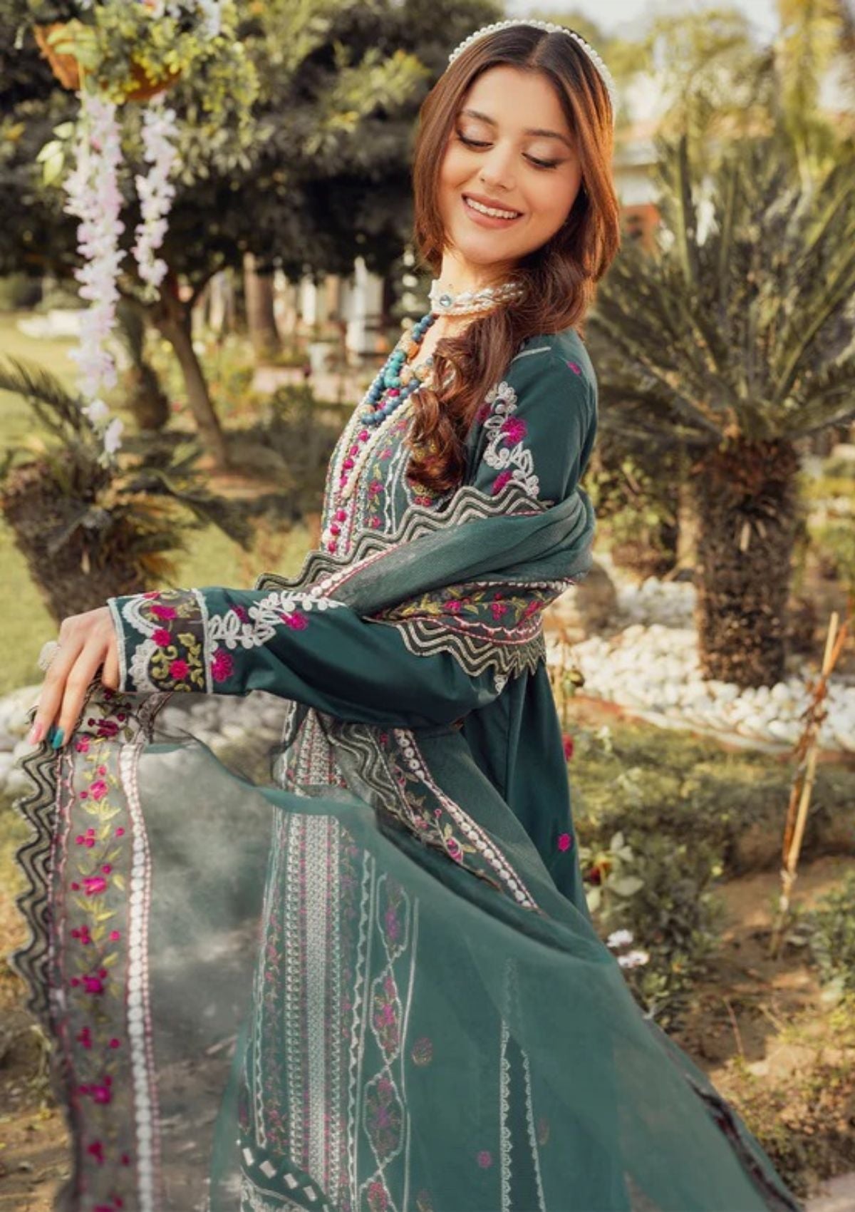 Lawn Collection - Parishay - Noor e Nazar - NNS#10 available at Saleem Fabrics Traditions