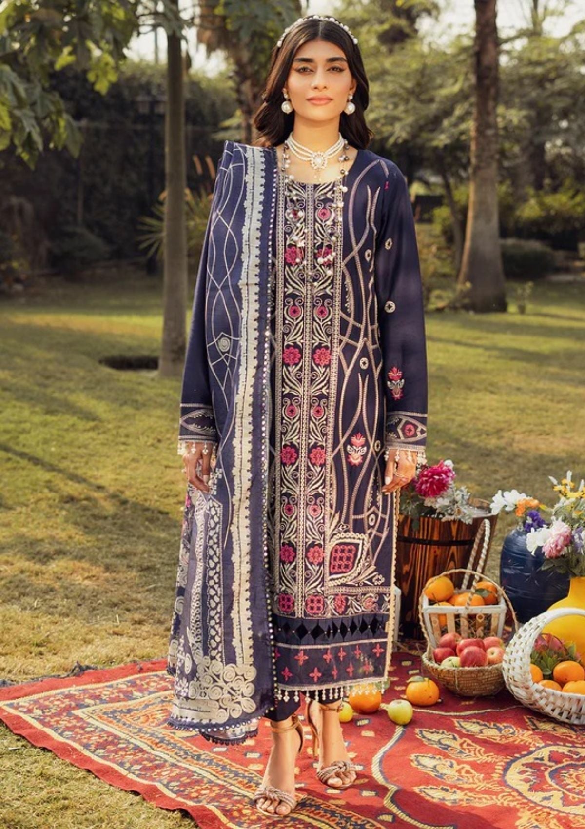 Lawn Collection - Parishay - Noor e Nazar - NNS#11 available at Saleem Fabrics Traditions