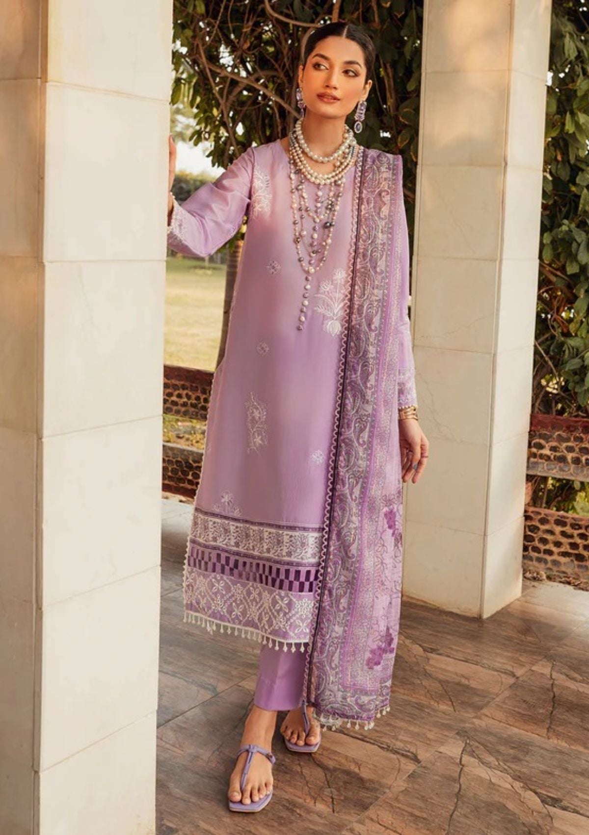Lawn Collection - Parishay - Noor e Nazar - NNS#12 available at Saleem Fabrics Traditions