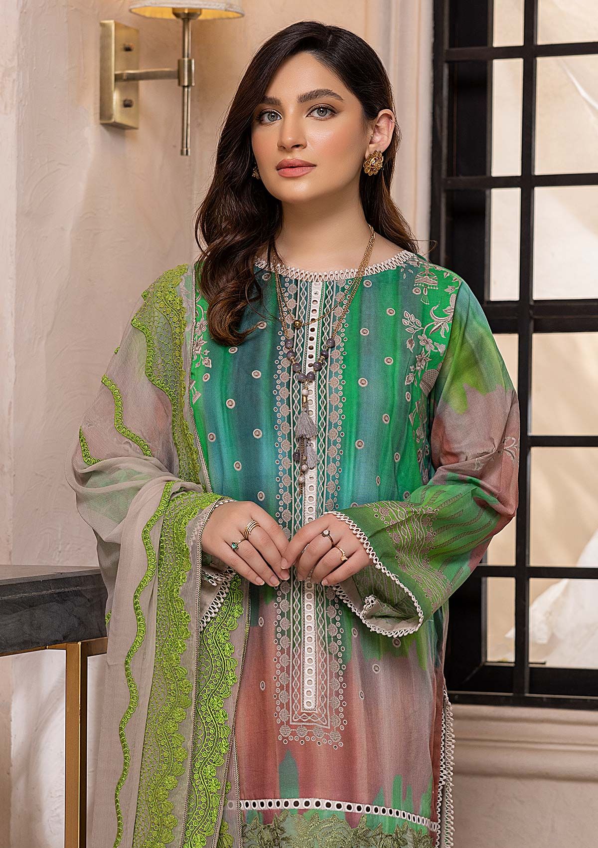 Lawn Collection - Qaus - Festive - Eid - QEE#07 available at Saleem Fabrics Traditions