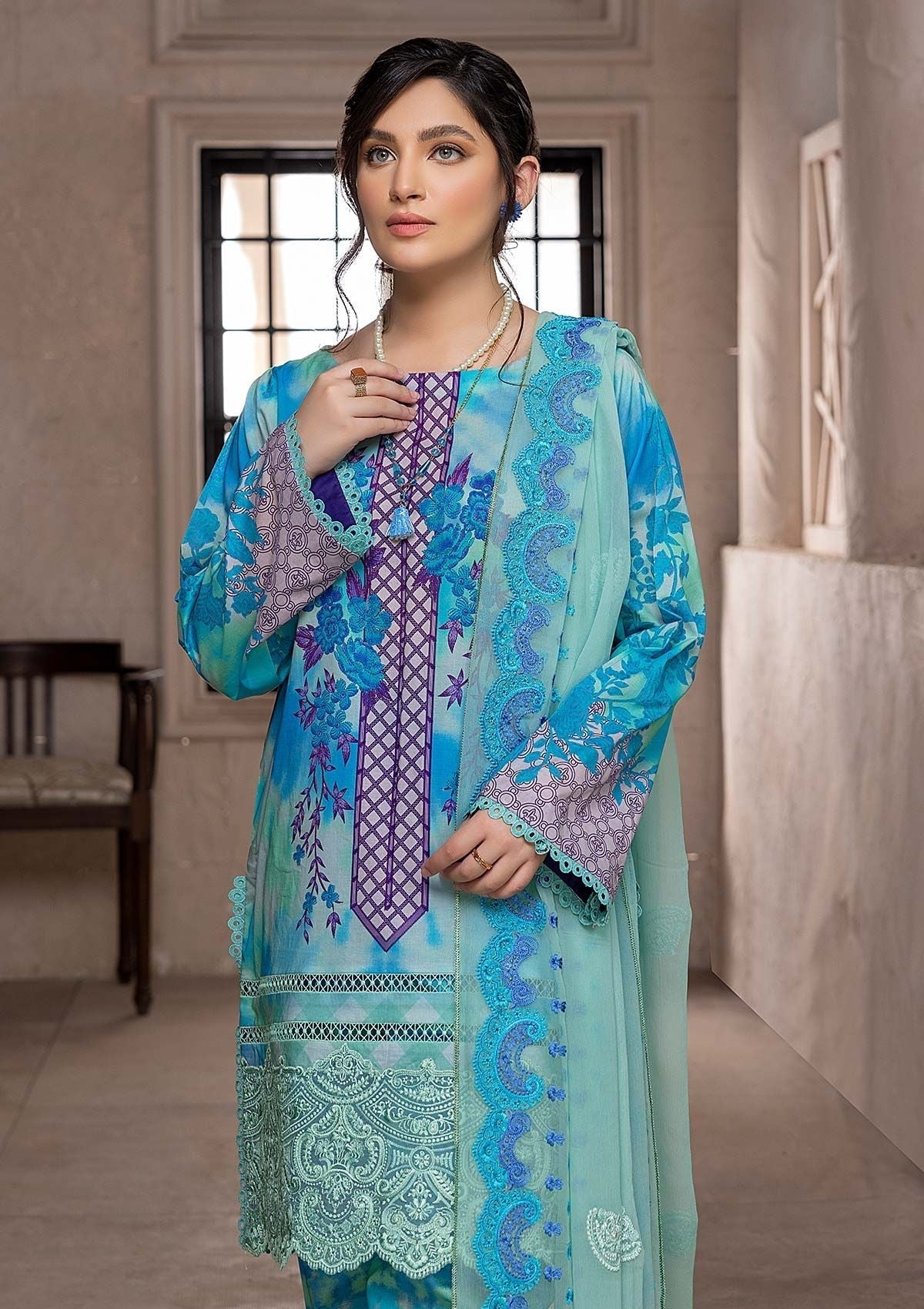 Lawn Collection - Qaus - Festive - Eid - QEE#10 available at Saleem Fabrics Traditions