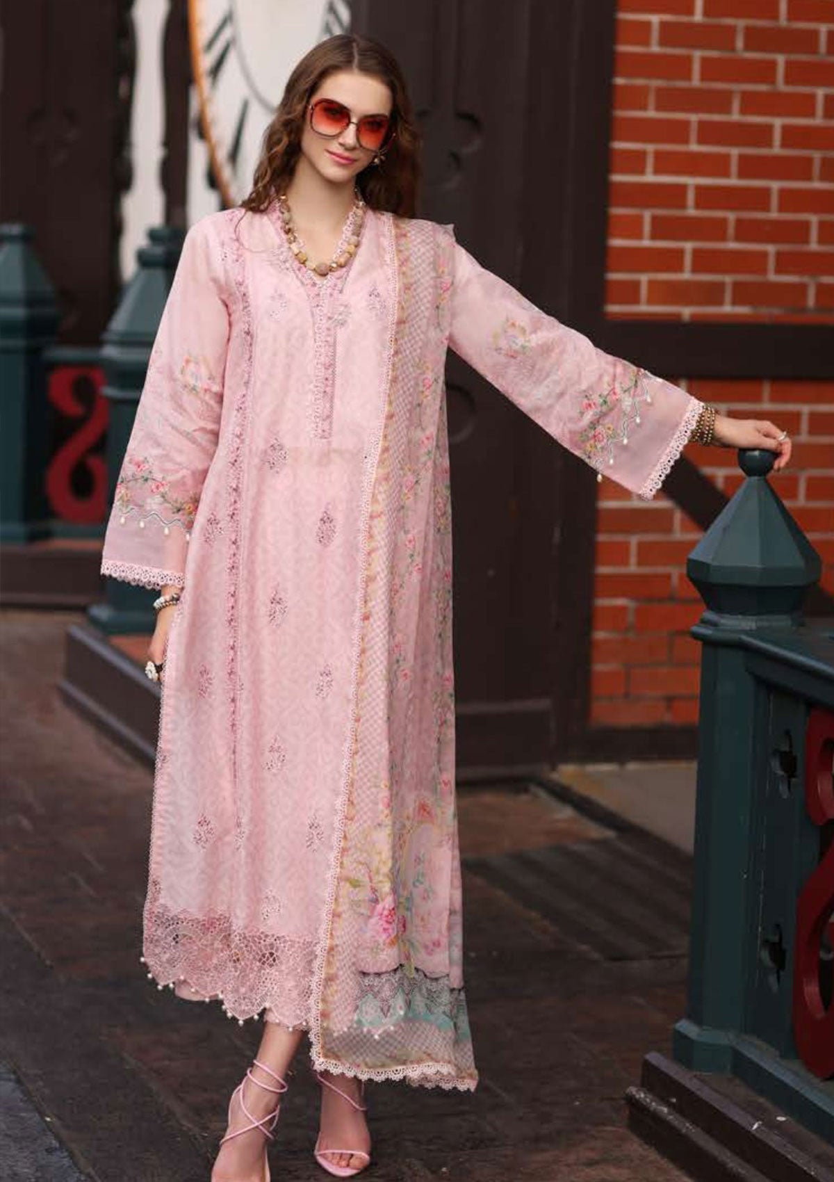 Lawn Collection - Saadia Asad - Luxe Printkari - SLP#3B available at Saleem Fabrics Traditions