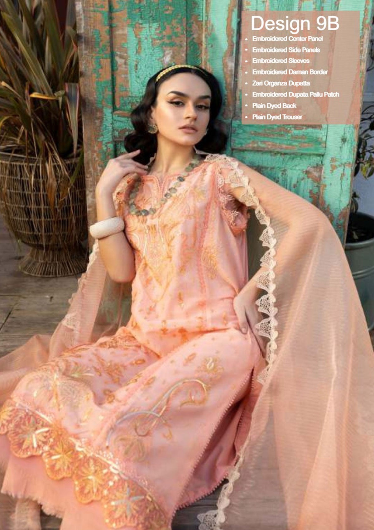 Lawn Collection - Sobia Nazir - Vital - SNV#09 B available at Saleem Fabrics Traditions