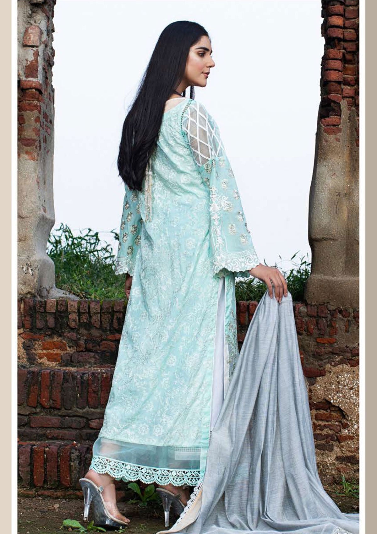 Lawn Collection - Zunuj - Saanjh - ZS#03 available at Saleem Fabrics Traditions