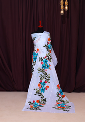 Lawn Collection - Rubaaiyat - Embroidered - Hand Print - RHP#1N