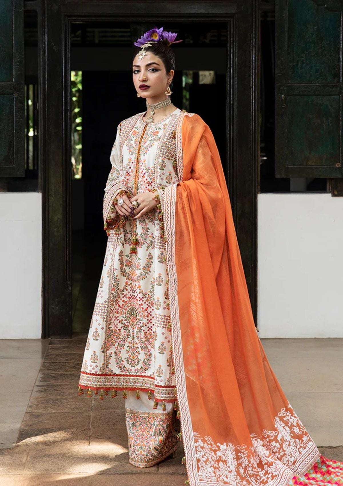 Lawn Collection - Hussain Rehar - Roshan - Motiya