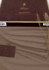 Pasha Australian Merino Woolcot Color# 043 (S Camel) available at Saleem Fabrics Traditions