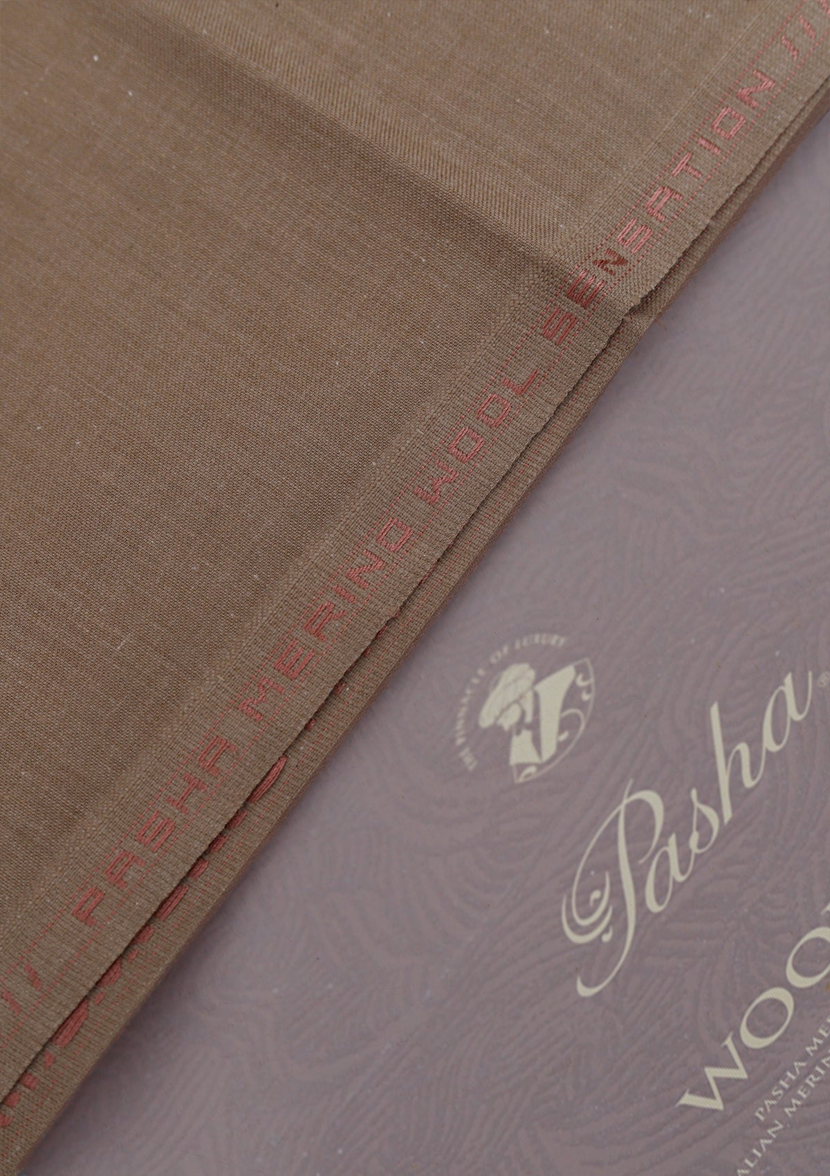Pasha Australian Merino Woolcot Color# 043 (S Camel) available at Saleem Fabrics Traditions