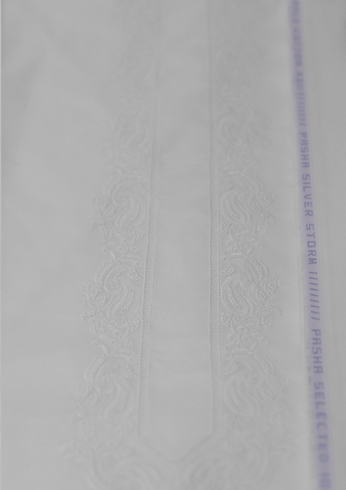 Pasha Embroidered Dream D#2101 (White) available at Saleem Fabrics Traditions