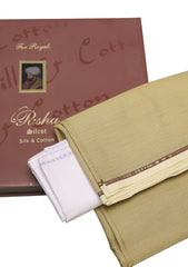 Pasha Fancy Silcot D#027 (Gold) available at Saleem Fabrics Traditions