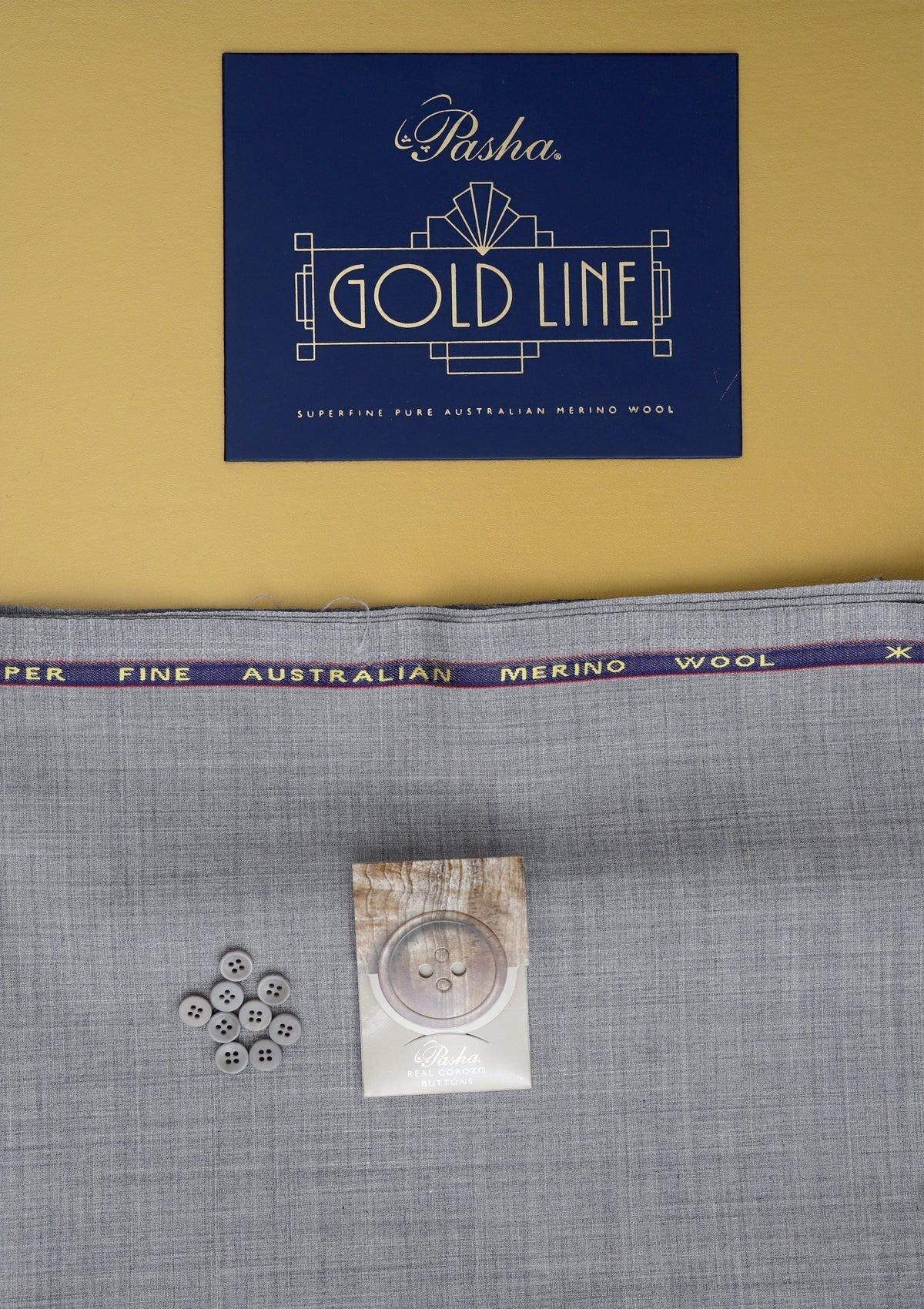 Pasha Gold Line Merino Color# 021 (S Grey) available at Saleem Fabrics Traditions