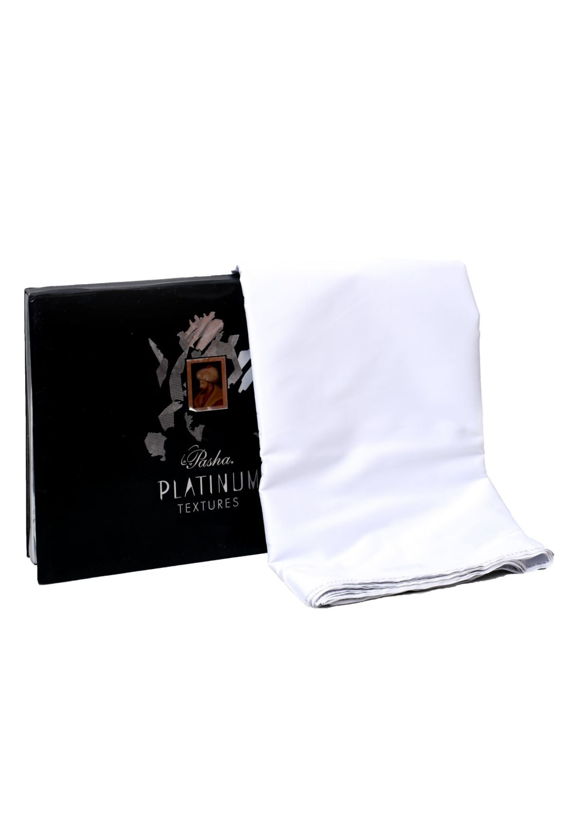 Pasha Platinum Textures Color#(001-Egg White) available at Saleem Fabrics Traditions