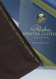 Pasha Winter Cotton Color# 171-SD Brown available at Saleem Fabrics Traditions