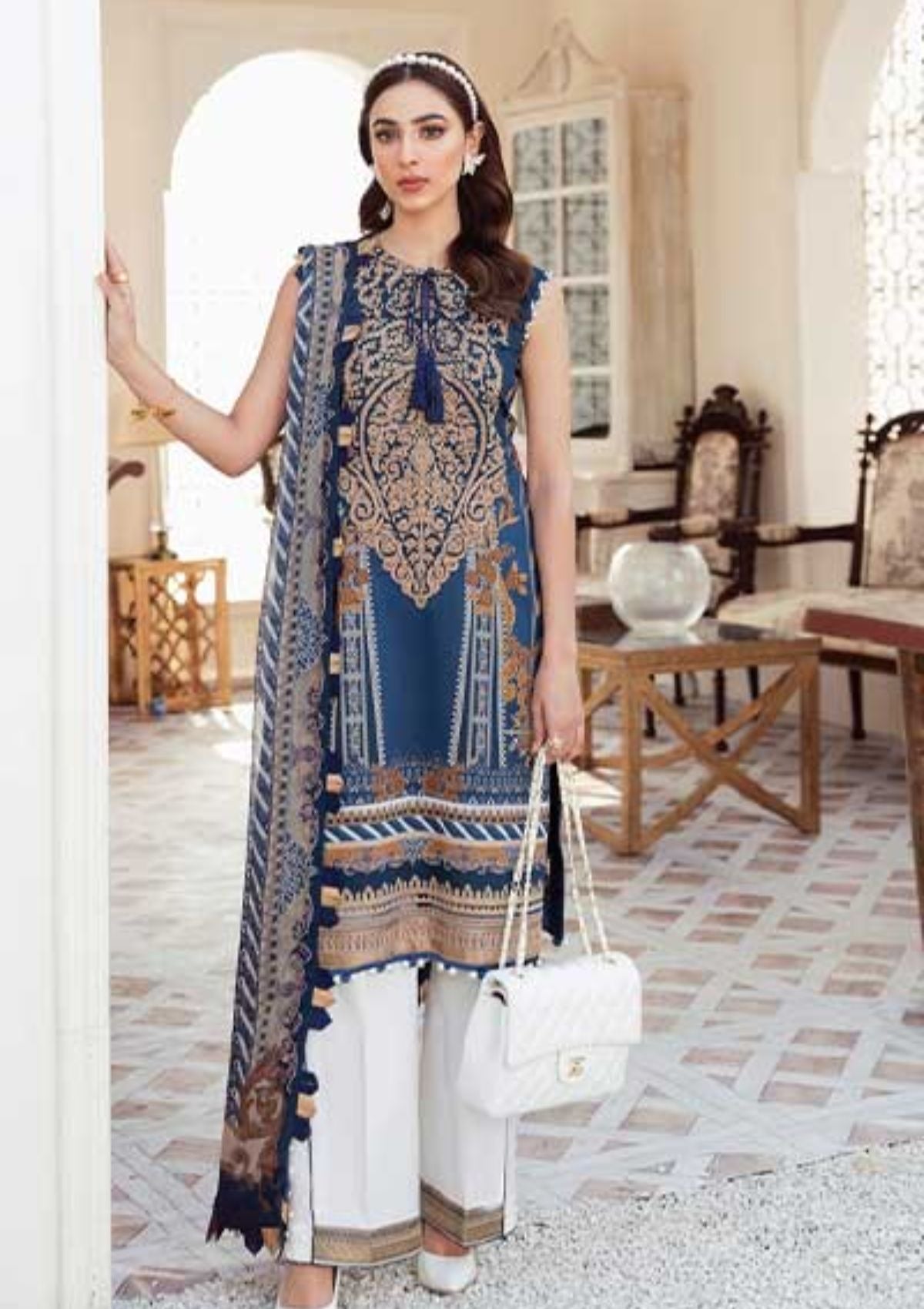 Summer Dress - Gulaal - Lawn -V01 - Minerva - GL#03 available at Saleem Fabrics Traditions